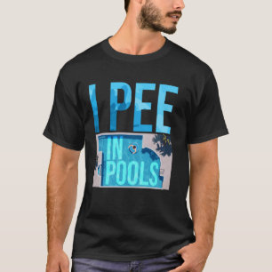 Camiseta Vergonzoso amante de la playa de Pee Pools diverti