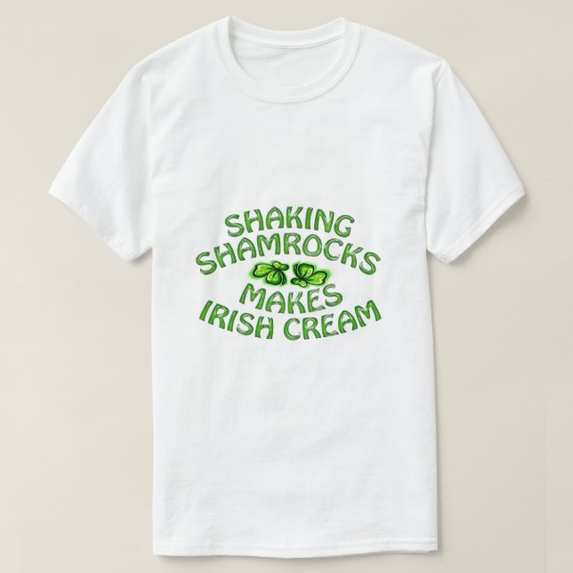 Camiseta Vergonzosos aviso de sacudida de St. Patricks Day  (Diseño del anverso)