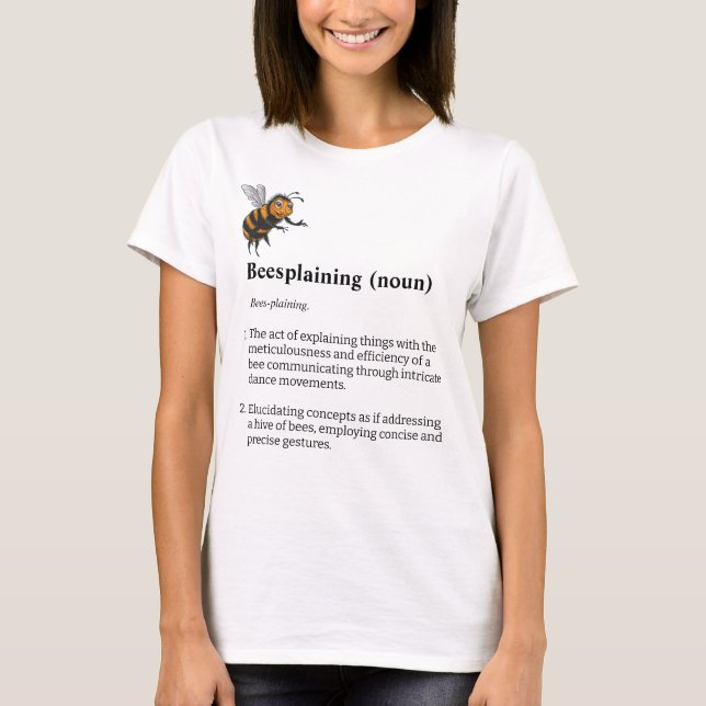 Camiseta Vergüenza, amantes de las abejas, jardineros, colm (Anverso)