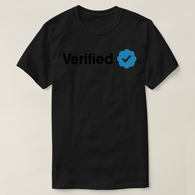 Camiseta Verificado (Diseño del anverso)