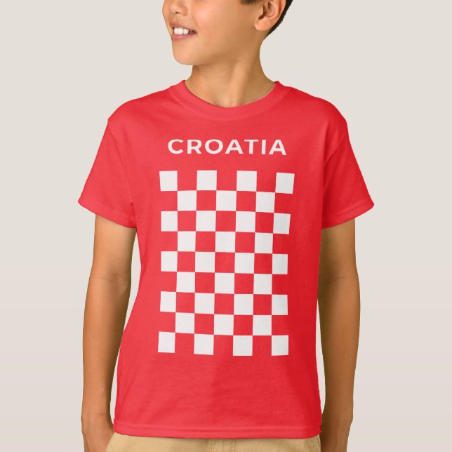 Camiseta Verificador croata blanco (Anverso)