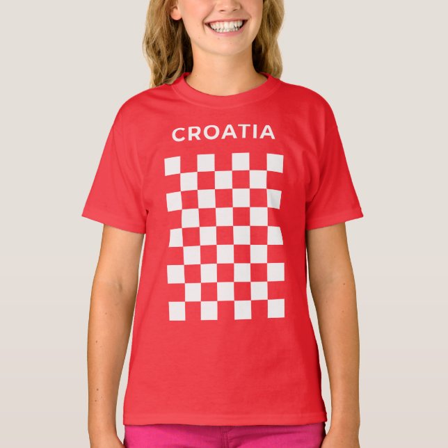 Camiseta Verificador croata blanco (Anverso)