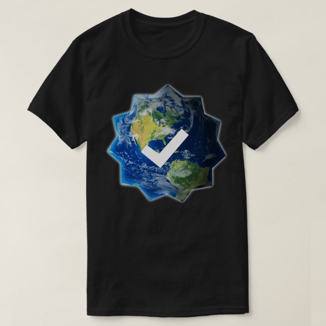 Camiseta Verified Earth (Diseño del anverso)