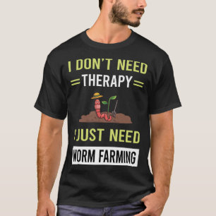 Camiseta Vermicompostaje del agricultor de gusanos terapéut
