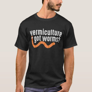 Camiseta Vermiculares Jardinería de confección de gusanos