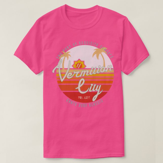 Camiseta Vermilion City Surf (Diseño del anverso)