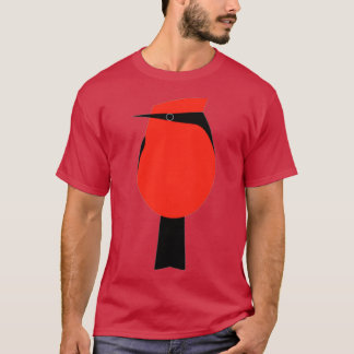 Camiseta Vermilion Flycatcher minimalista