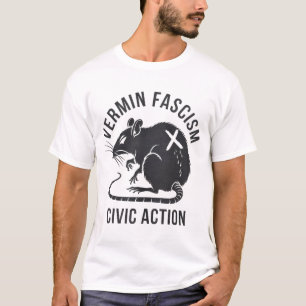 Camiseta Vermin Fascism Civic Action