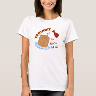 Camiseta Vermont Acumula El Diseño De Viajes De Personaliza