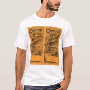 Camiseta Vermont central, línea interurbana magnífica