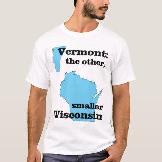 Camiseta Vermont: el otro, un Wisconsin más pequeño