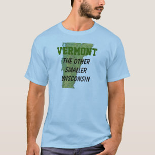 Camiseta Vermont: El otro Wisconsin más pequeño