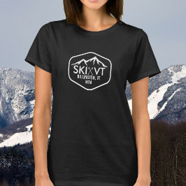 Camiseta Vermont Esquí Killington Stowe Okemo Sugarbush