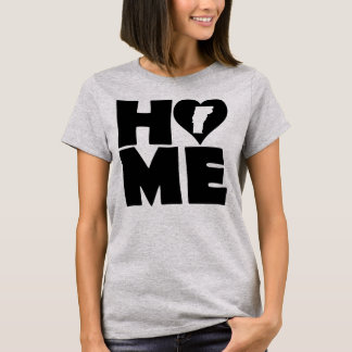 Camiseta Vermont Home Heart State Tees T-Shirt