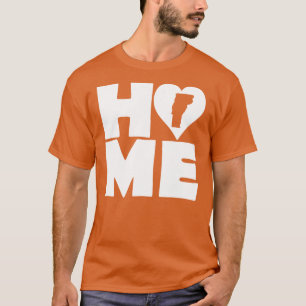 Camiseta Vermont Home Heart State Tees T-Shirt