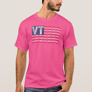 Camiseta Vermont Home State VT Bandera Americana Golf Patri