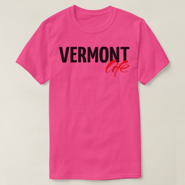 Camiseta Vermont Life (Diseño del anverso)