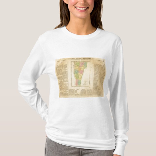 Camiseta Vermont los E.E.U.U. (Anverso)