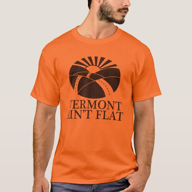 Camiseta Vermont no es plano (Anverso)