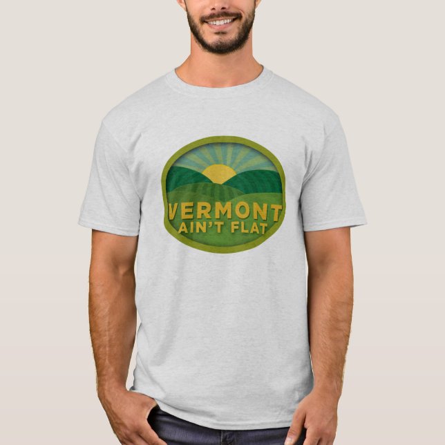 Camiseta Vermont no es plano (Anverso)