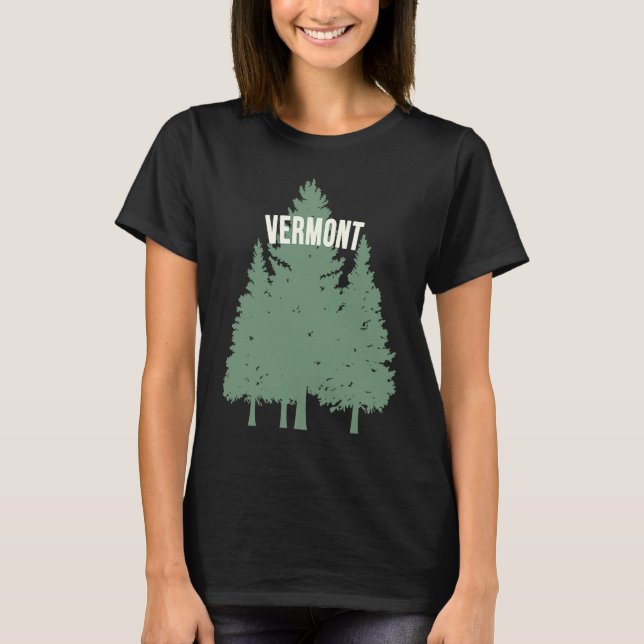 Camiseta Vermont Pine Tree (Anverso)