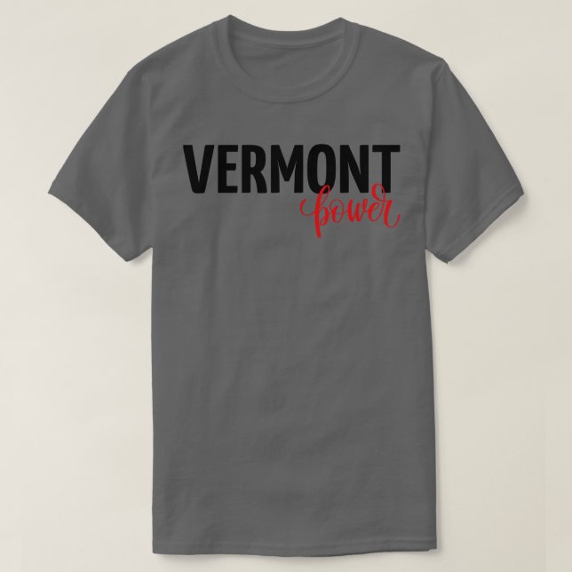 Camiseta Vermont Power (Diseño del anverso)