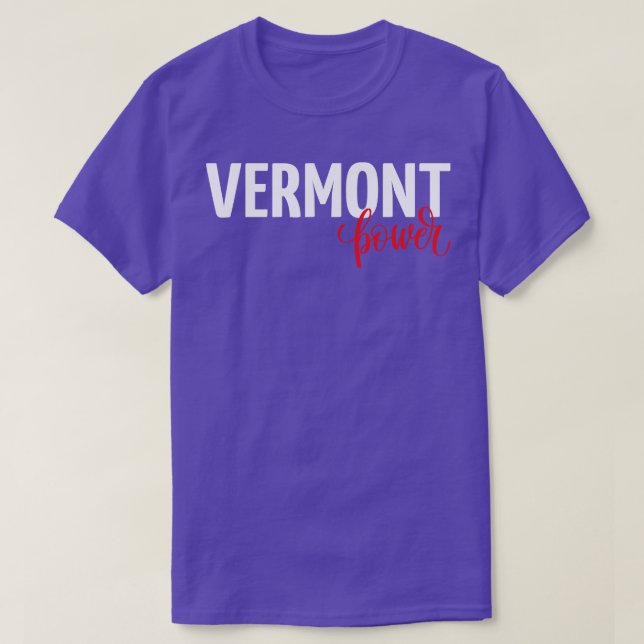 Camiseta Vermont Power 1 (Diseño del anverso)