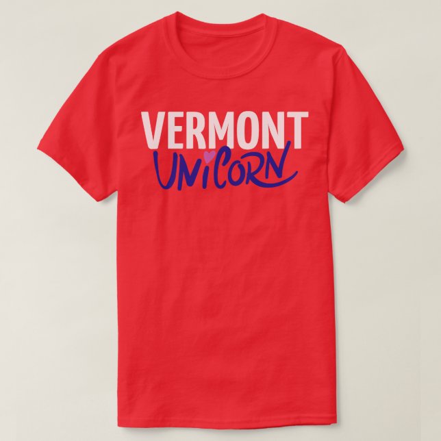 Camiseta Vermont Unicorn 2 (Diseño del anverso)