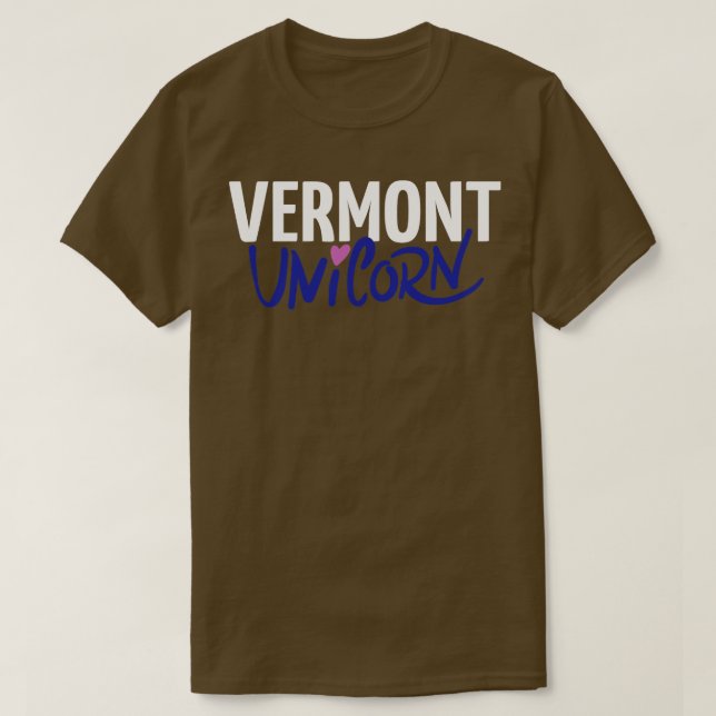 Camiseta Vermont Unicorn 2 (Diseño del anverso)