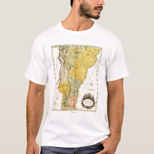 Camiseta VermontPanoramic MapVermont