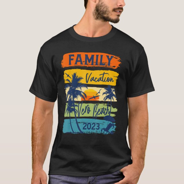 Camiseta Vero Beach 2023 Florida Vacation Matching Family G (Anverso)