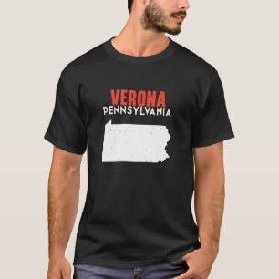 Camiseta Verona Pennsylvania Estados Unidos de América Viaj