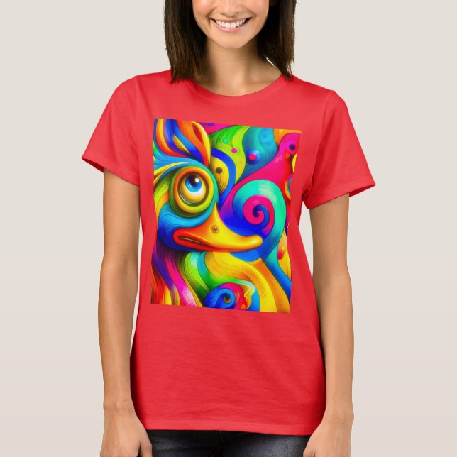 Camiseta Verrückte Ente  (Anverso)