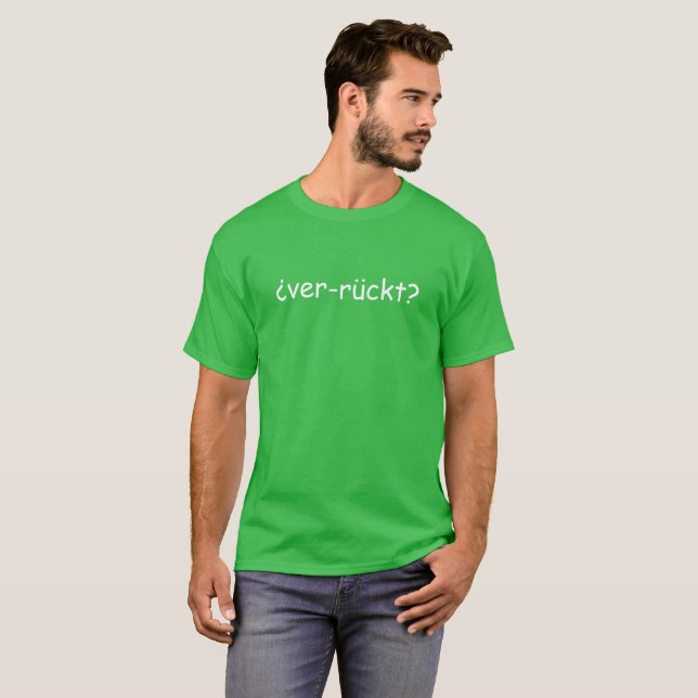 Camiseta verrücktes (Anverso completo)
