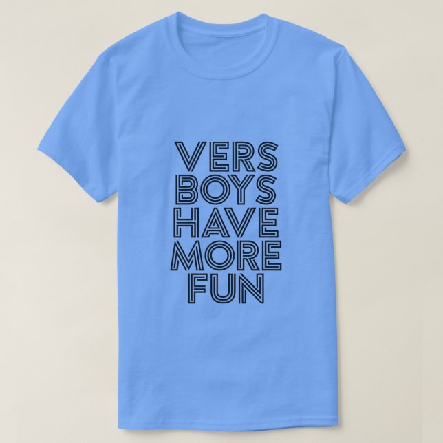 CAMISETA VERS LOS NIÑOS TIENEN MÁS DIVERSIÓN (Diseño del anverso)