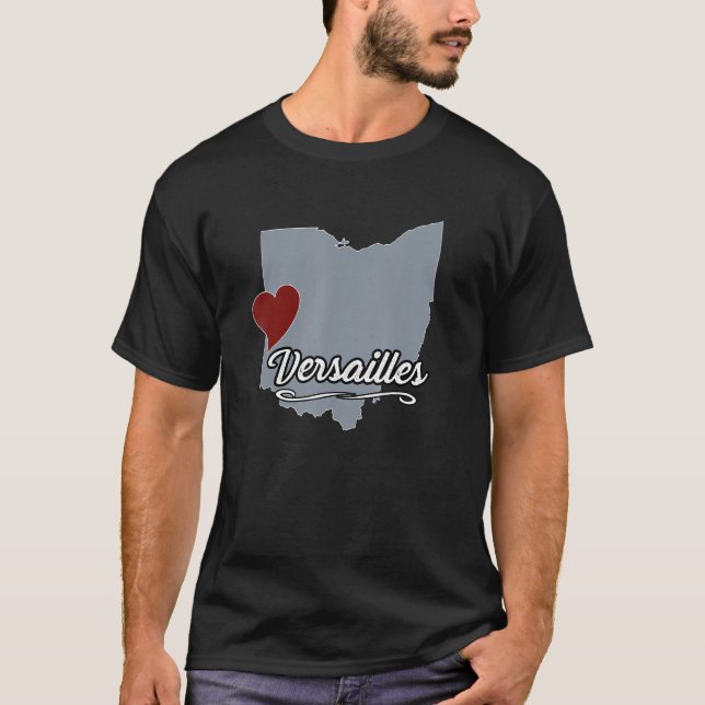 Camiseta Versailles  Ohio OH City State USA  Cute Souvenir (Anverso)