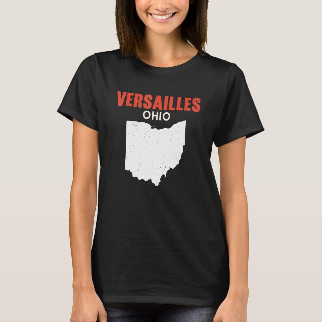 Camiseta Versailles Ohio USA State America Travel Ohioan (Anverso)