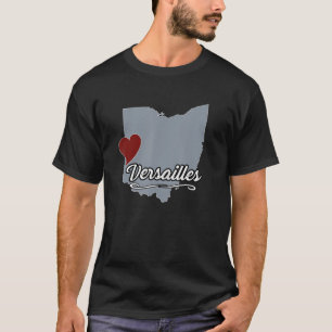 Camiseta Versalles Ohio OH Ciudad Estado EE. UU. Recuerdo B