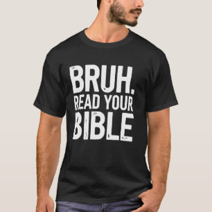 Camiseta Versículo Bíblico Escritura Cristiana Lee Tu Bibli