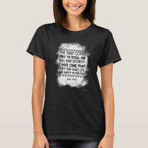 Camiseta Versículo Bíblico Iglesia Cristiana Dios Jesús Rel