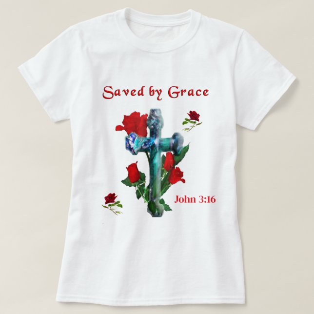 Camiseta Versículo Bíblico Juan 3:16 (Diseño del anverso)