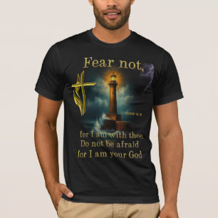 Camiseta Versículo Bíblico No temas porque estoy contigo