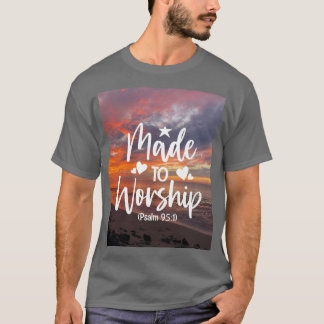 Camiseta Versículo bíblico para adoración