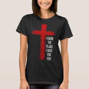 Camiseta Versículo de la Biblia de la Cruz de Jesús Cristia