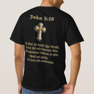 Camiseta versículo de la Biblia del Ejército de Dios Juan 3