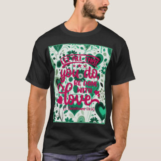 Camiseta Versículo del Día 1 Corintios 16:14