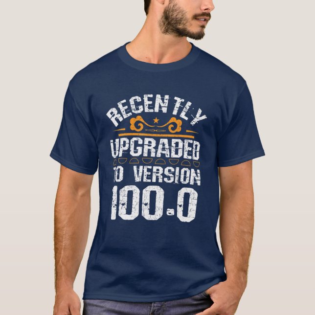 Camiseta Versión 100.0 - Divertido regalo de cumpleaños 100 (Anverso)