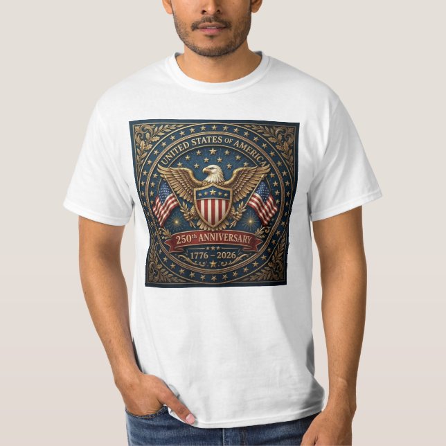 Camiseta Versión 250 de Estados Unidos 3 (Anverso)