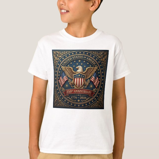 Camiseta Versión 250 de Estados Unidos 3 (Anverso)