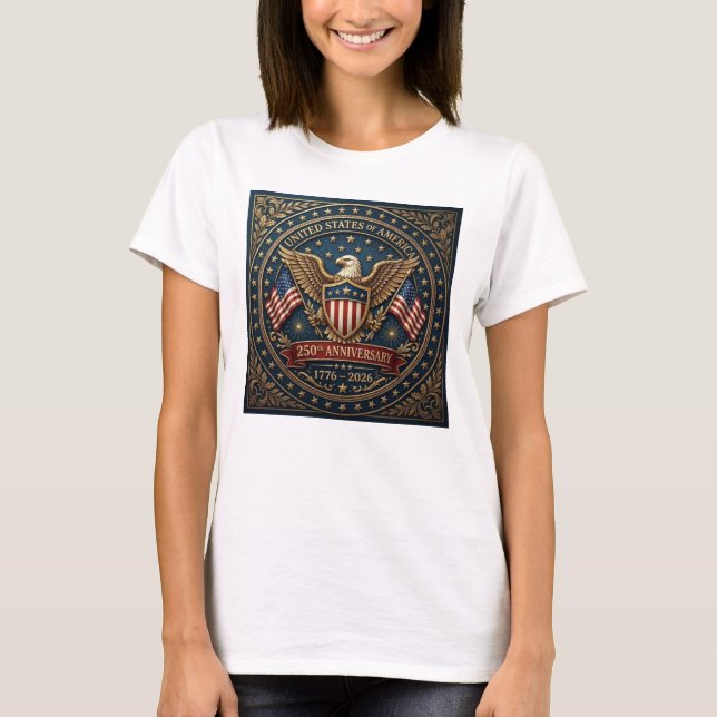 Camiseta Versión 250 de Estados Unidos 3 (Anverso)